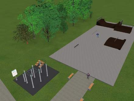 Skatepark wizualizacja 1